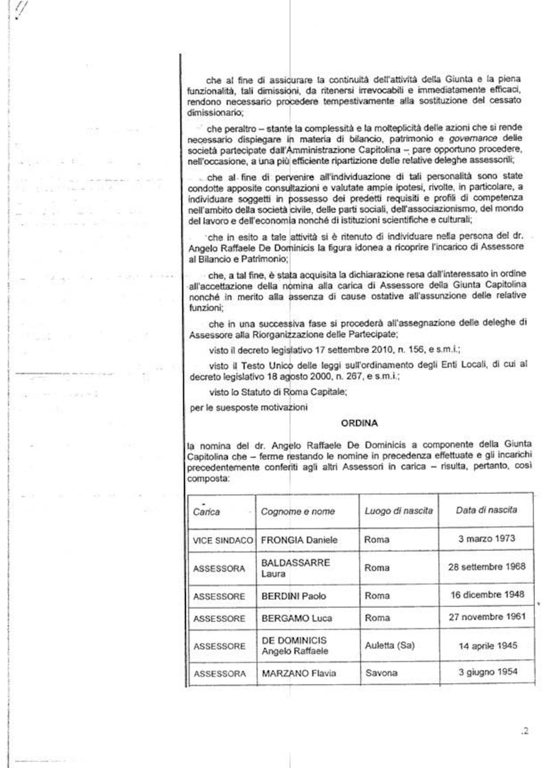 Il documento che incastra la Raggi 2