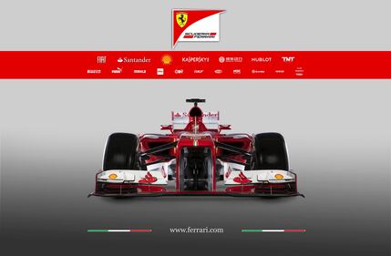 La nuova Ferrari F138 1
