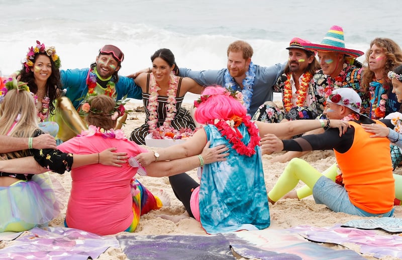 Il Principe Harry e Meghan Markle a una festa in spiaggia 2