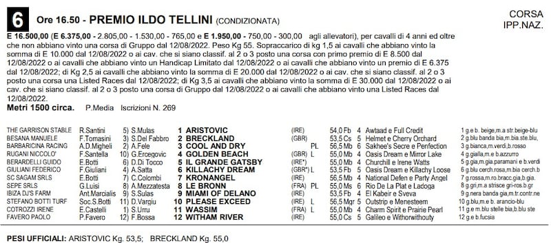 Premio Ildo Tellini 11/2/2022