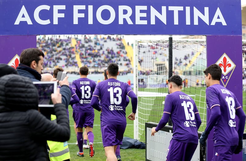 L'omaggio della Fiorentina a Davide Astori 10