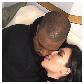 Kim Kardashian foto private con Kanye West 1