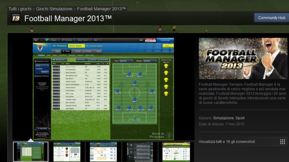 Football manager compie vent'anni