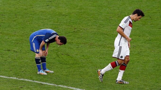 Anche nella Finale malessere in campo per Messi