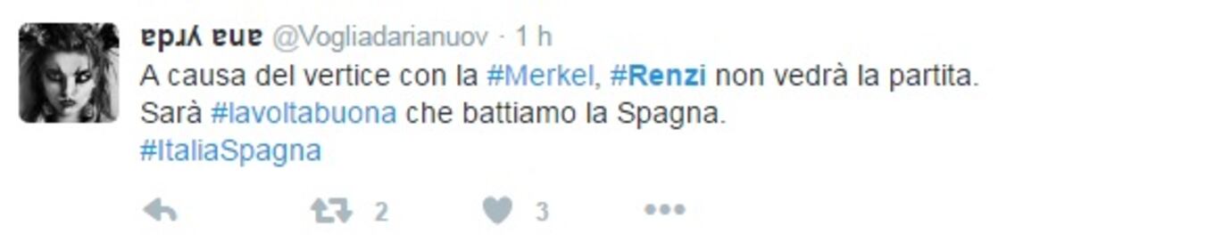 Si gioca Italia-Spagna, Renzi non può vederla: ironia sul web 5