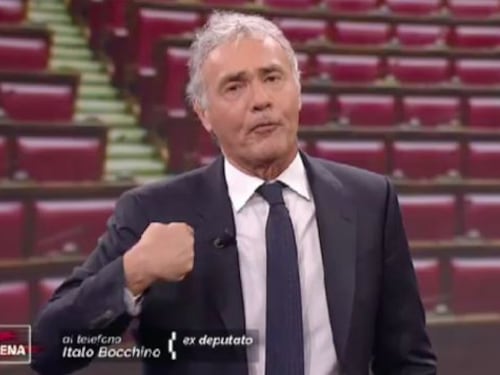 "Hai la bava...", "Informati" Scintille tv Giletti-Bocchino