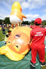 Scozia, manifestazione contro Trump 3