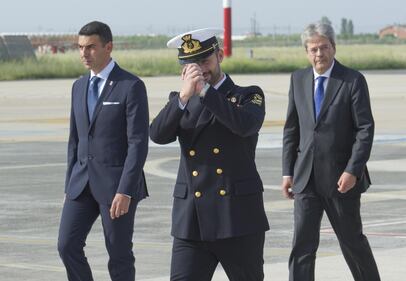Salvatore Girone atterra a Roma 20