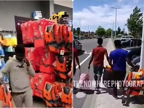 I negozi della costa francese fanno affari d’oro vendendo giubbotti di salvataggio ai migranti