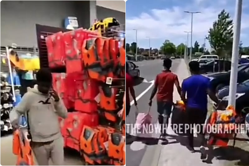 I negozi della costa francese fanno affari d’oro vendendo giubbotti di salvataggio ai migranti