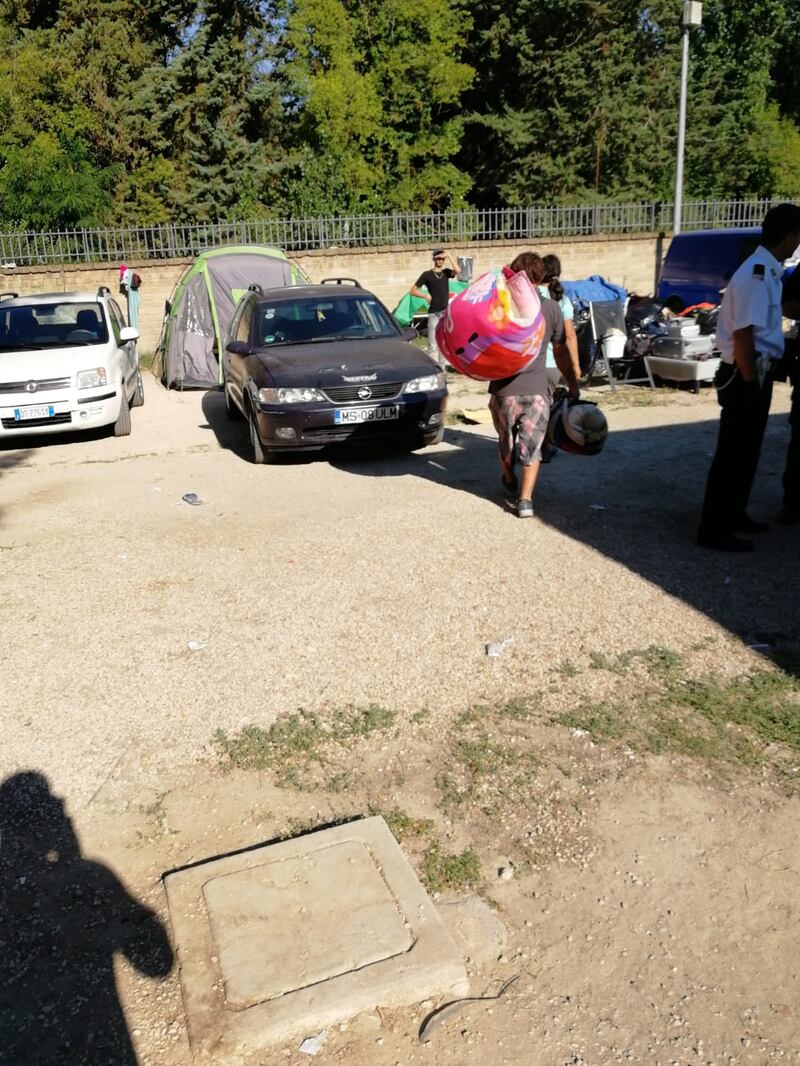L'intervento della Polizia Locale al Camping River 7