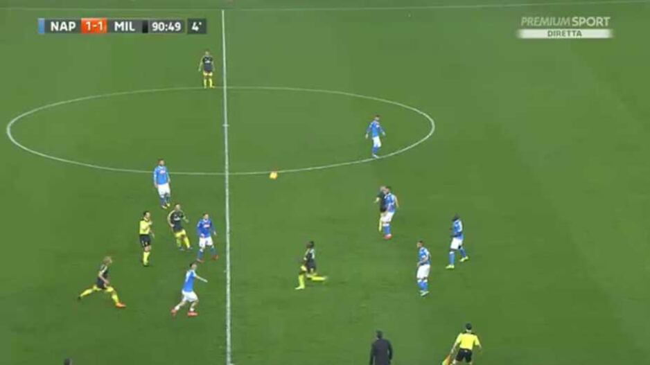 Il Milan ferma il Napoli al San Paolo