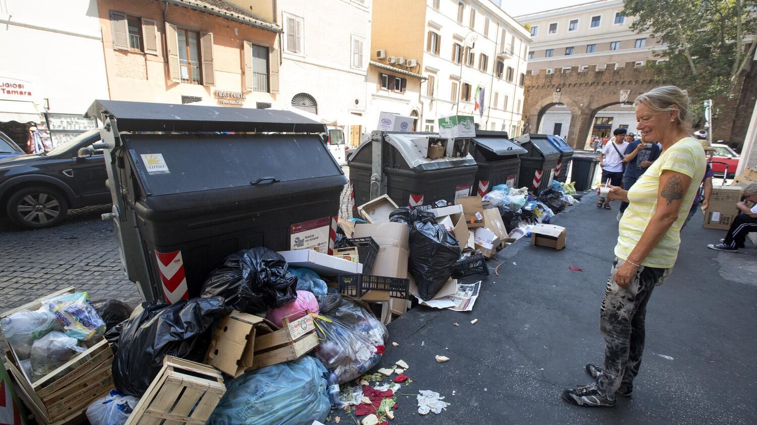 La settimana nera di Roma: così sarà invasa dai rifiuti