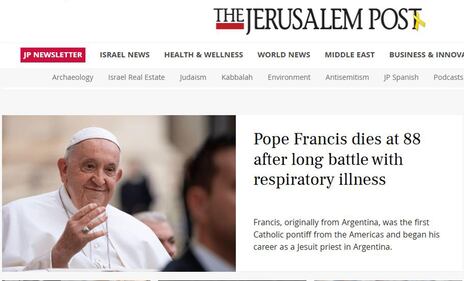 La stampa internazionale sulla morte di Papa Francesco 10