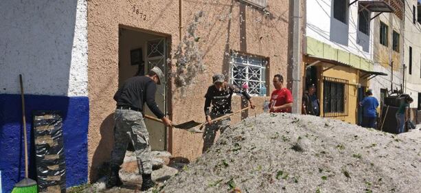 Messico, un'eccezionale grandinata ha sepolto Guadalajara 2