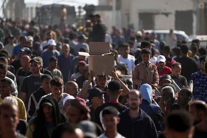 Caos aiuti a Gaza: le immagini della calca 3