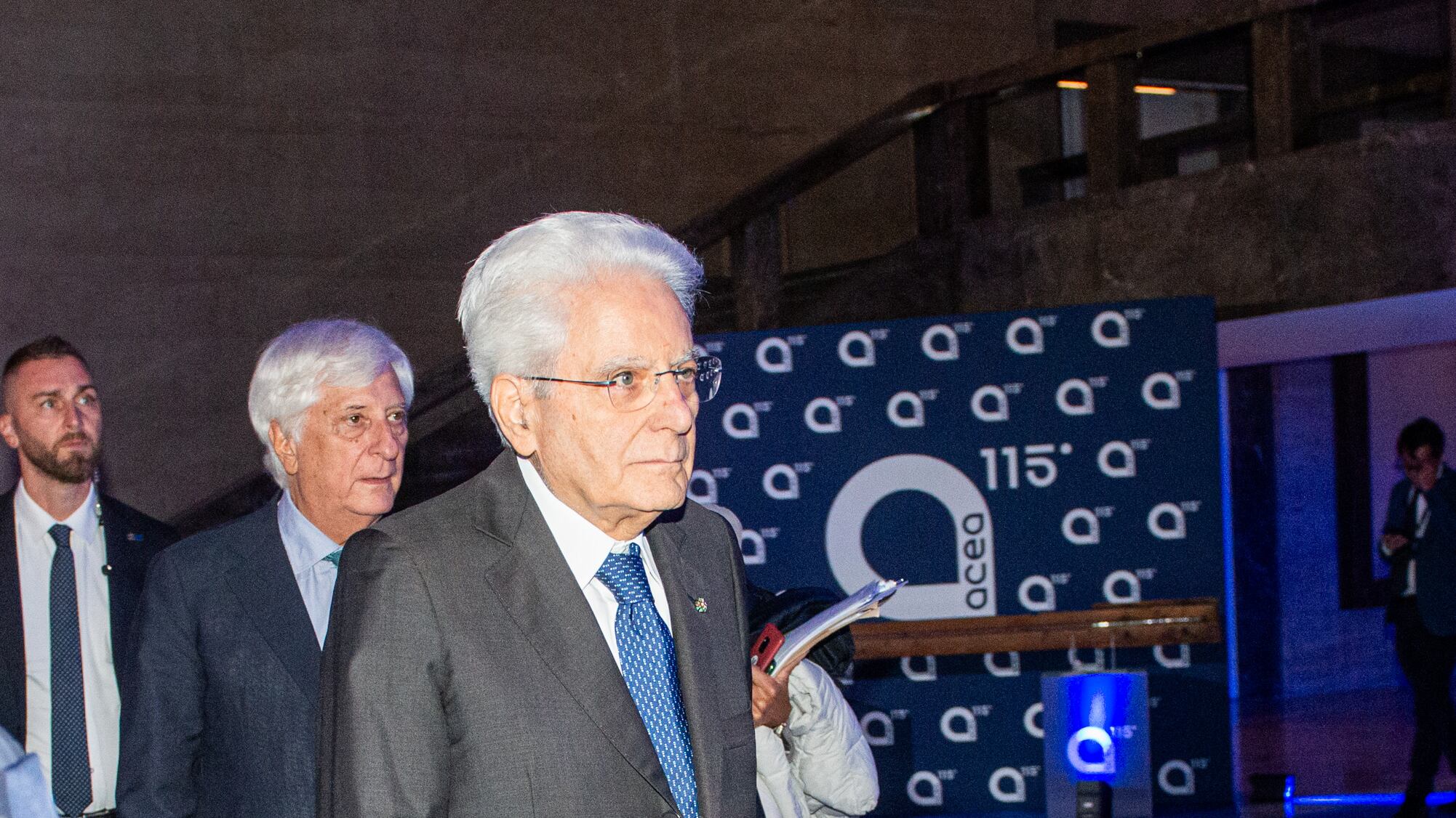 Acea compie 115 anni, la festa con Mattarella