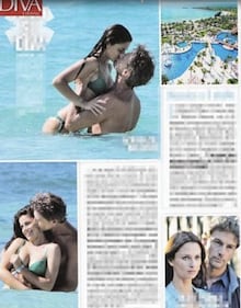 Roberto Farnesi al mare con la fidanzata: baci e carezze hot 8