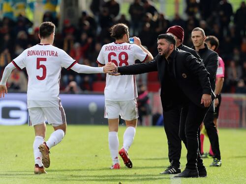 Gattuso, debutto record dà un punto al Benevento Che segna con il portiere