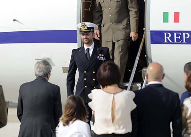 Salvatore Girone atterra a Roma 14