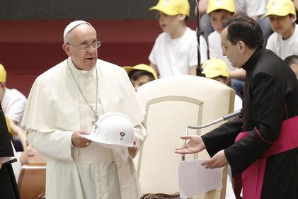 L'incontro in aula Nervi tra il Papa ed Emma Bonino 2