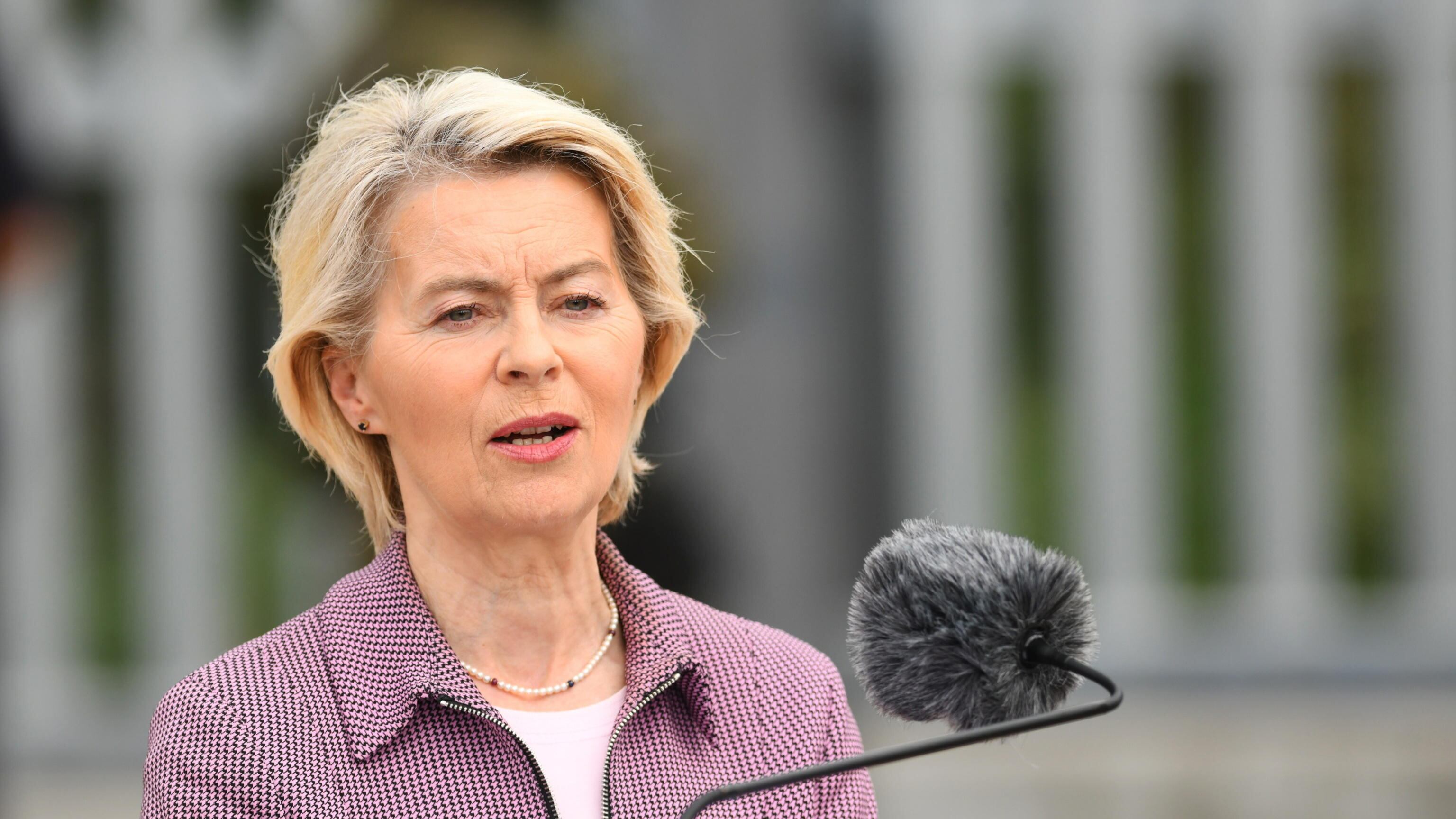 Von der Leyen al confine Est: "Putin predatore da fermare. Il piano per le truppe a Kiev"