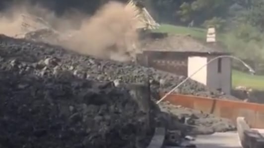Svizzera, nuova frana in Val Bondasca