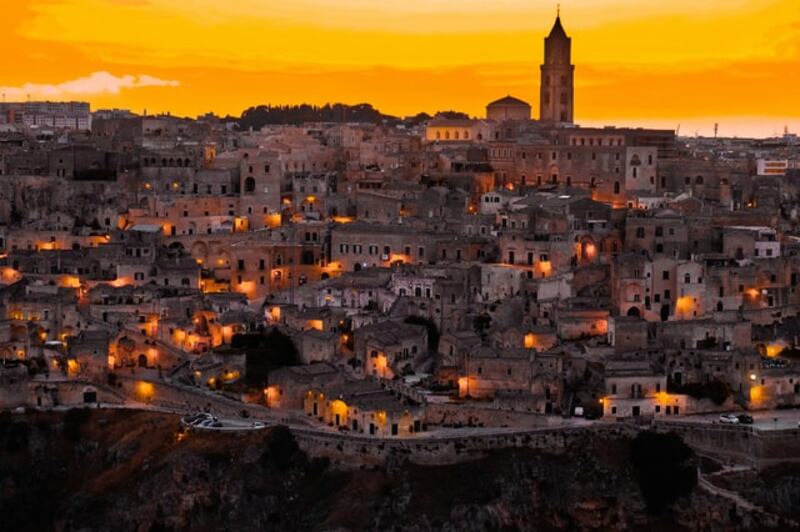 Matera, luci
