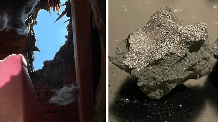 Il meteorite finito nella camera da letto dei Gordon aveva dentro gli ingredienti della vita