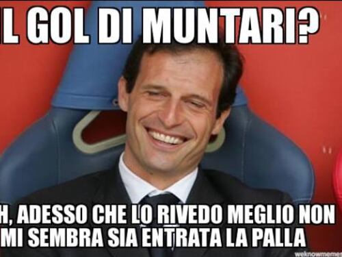 Arriva Allegri: ironie sul web