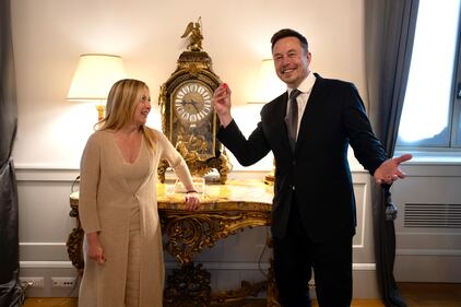 Elon Musk a Roma: gli incontri a palazzo Chigi 3
