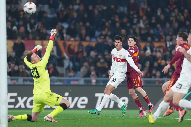 Roma Stoccarda Pisilli gol