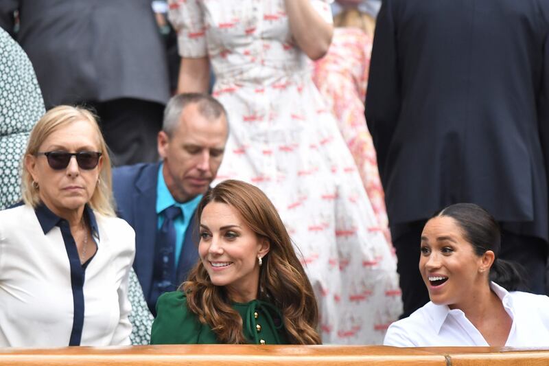 Kate e Meghan di nuovo insieme per la finale femminile di Wimbledon 5