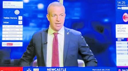 Skysport bacchetta i giornalisti tifosi