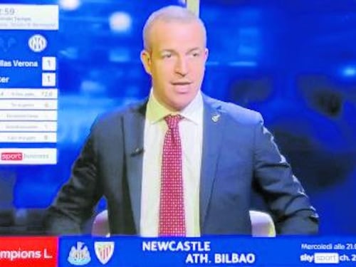 Skysport bacchetta i giornalisti tifosi