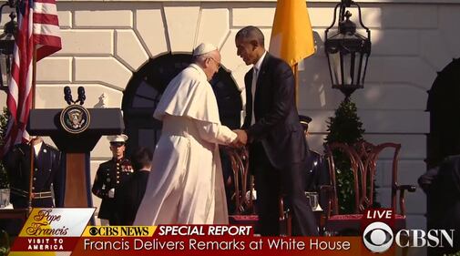 Papa Francesco in visita alla Casa Bianca 1