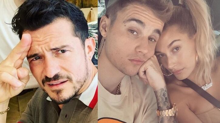 Orlando Bloom snobba il matrimonio di Justin Bieber, Katy Perry va da sola