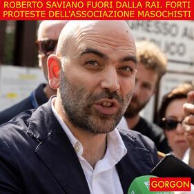 La satira del giorno. Saviano fuori dalla Rai 1