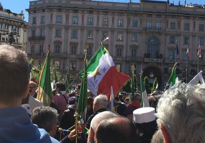 Il corteo del 25 Aprile a Milano 3