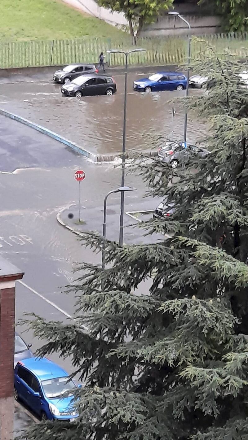 Nubifragio a Milano 2