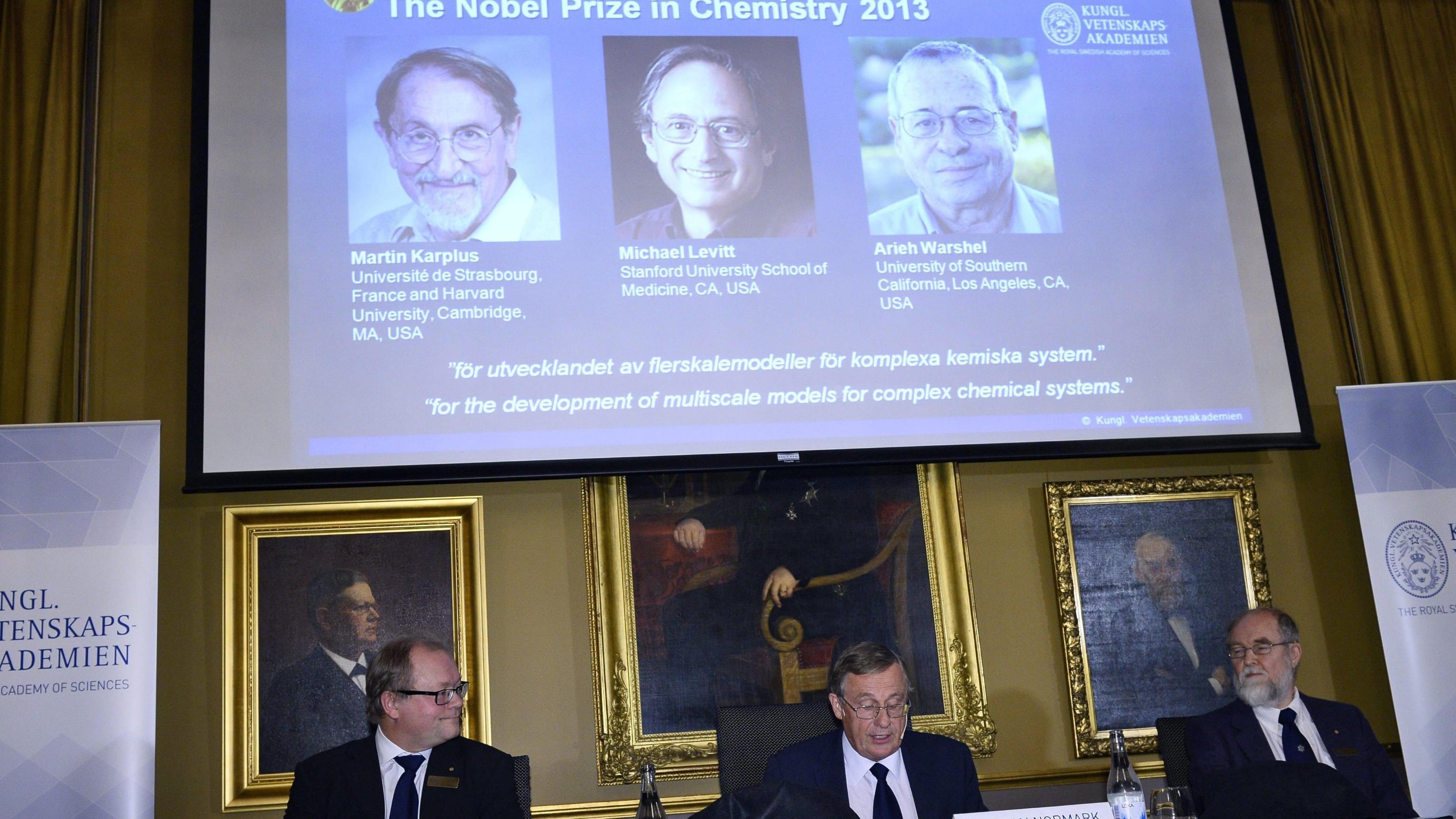 Il Nobel per la chimica va ai teorici delle reazioni chimiche complesse
