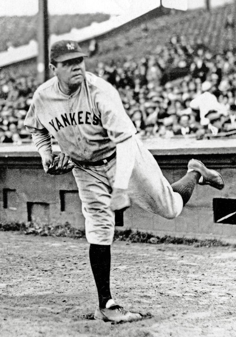 Babe Ruth con la casacca dei New York Yankees