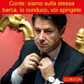 La satir del giorno Conte: siamo sulla stessa barca 1