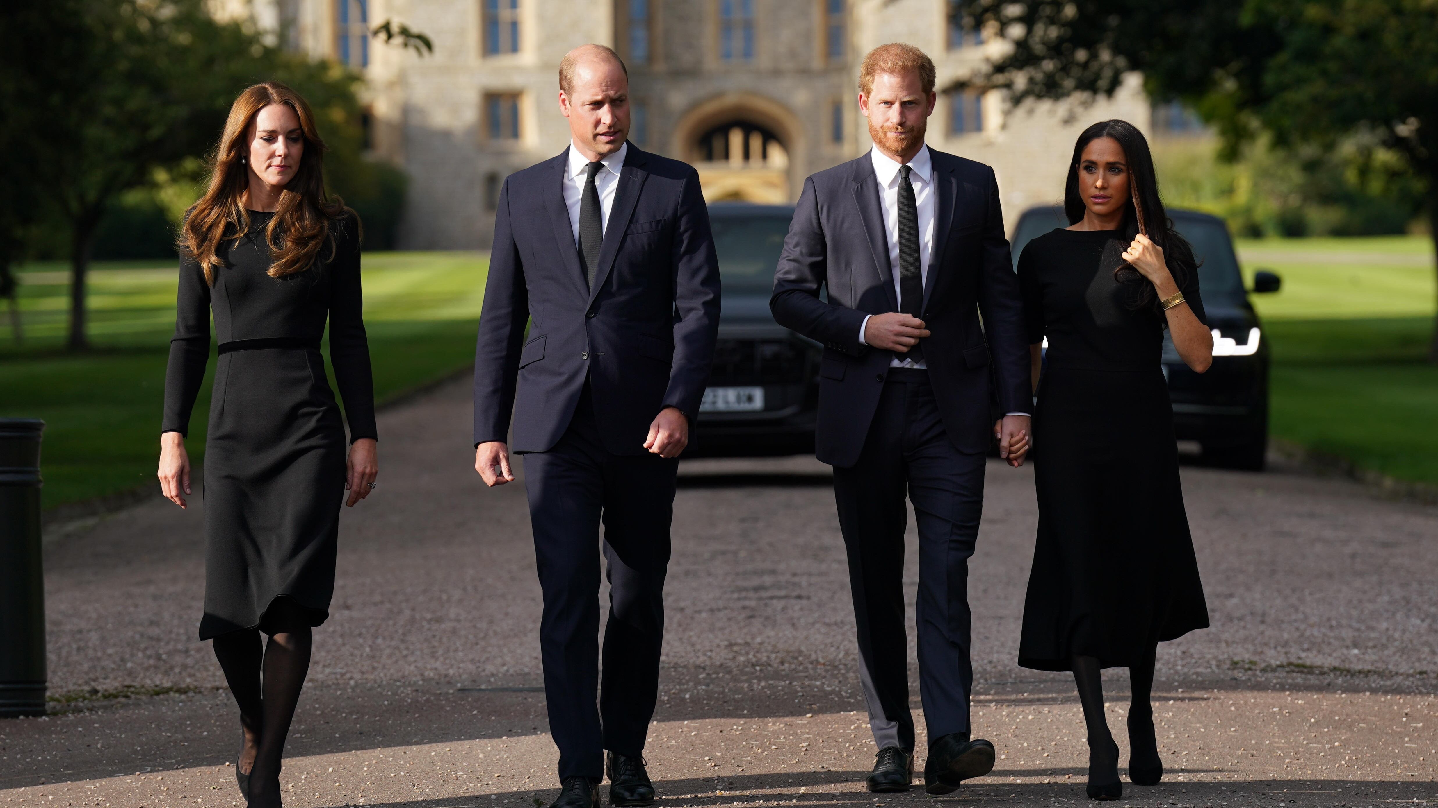 William e Harry con le mogli a Windsor: l'incontro a sorpresa tra i fratelli