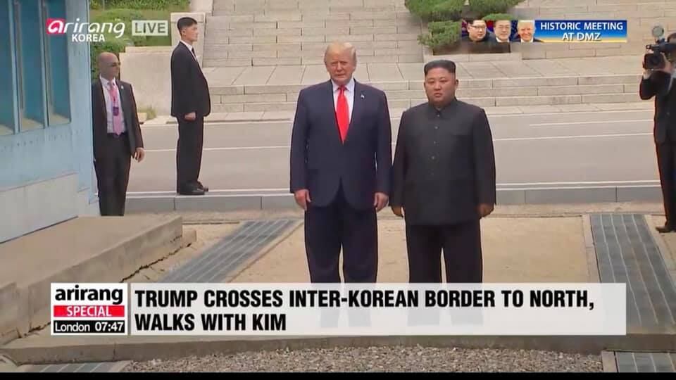 Trump adesso fa la storia: primo presidente Usa in Corea del Nord