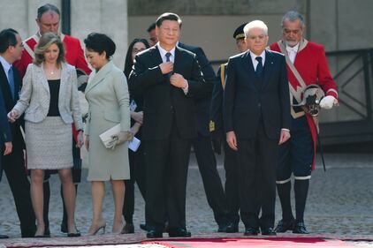 Roma: il presidente Mattarella e l'incontro con Xi Jinping  2