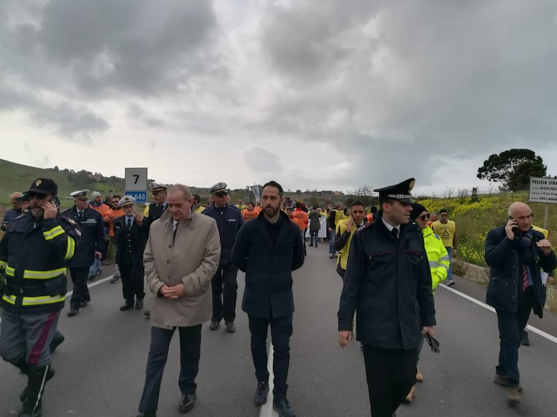 La protesta di Agrigento sulla viabilità 5
