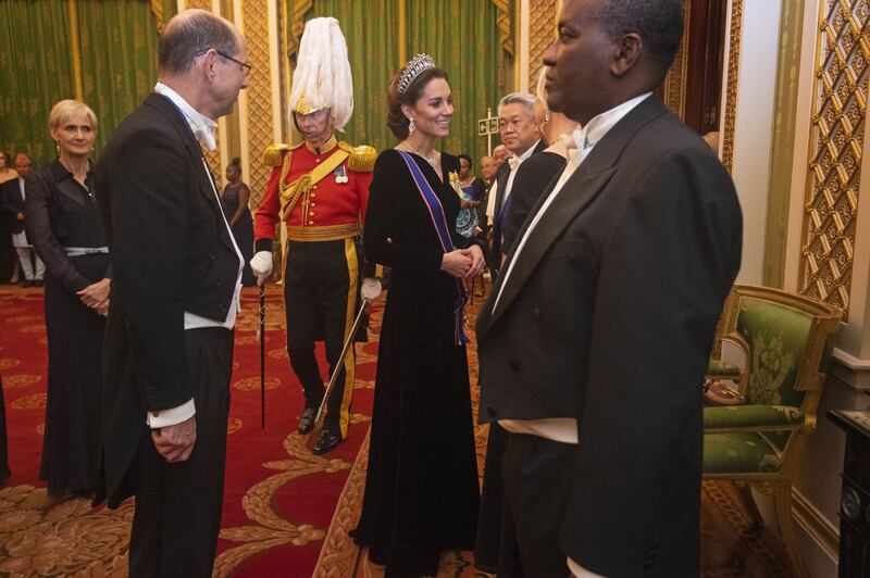 Kate Middleton, le foto al ricevimento di Buckingham Palace 8
