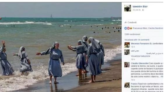 L'imam: coperte pure le suore. E il governo la pensa come lui
