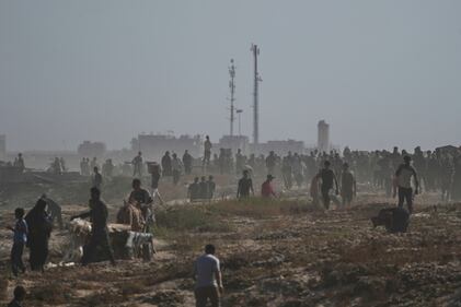 Caos aiuti a Gaza: le immagini della calca 1